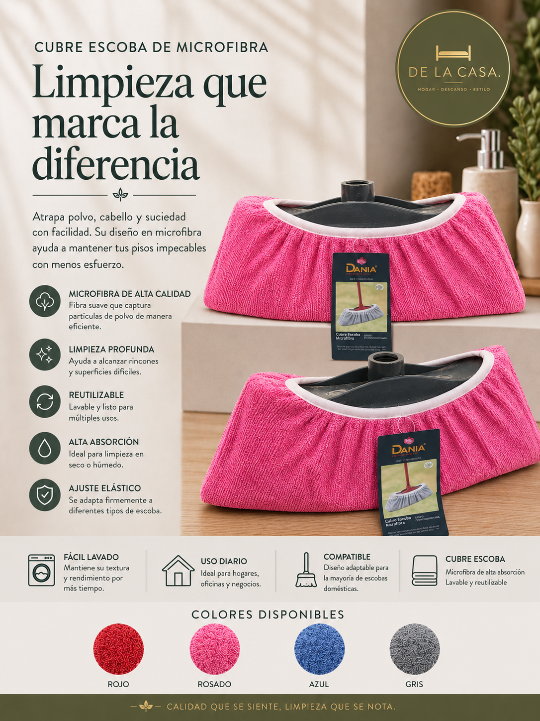 •ATRAPA MUGRE EN MICROFIBRA•