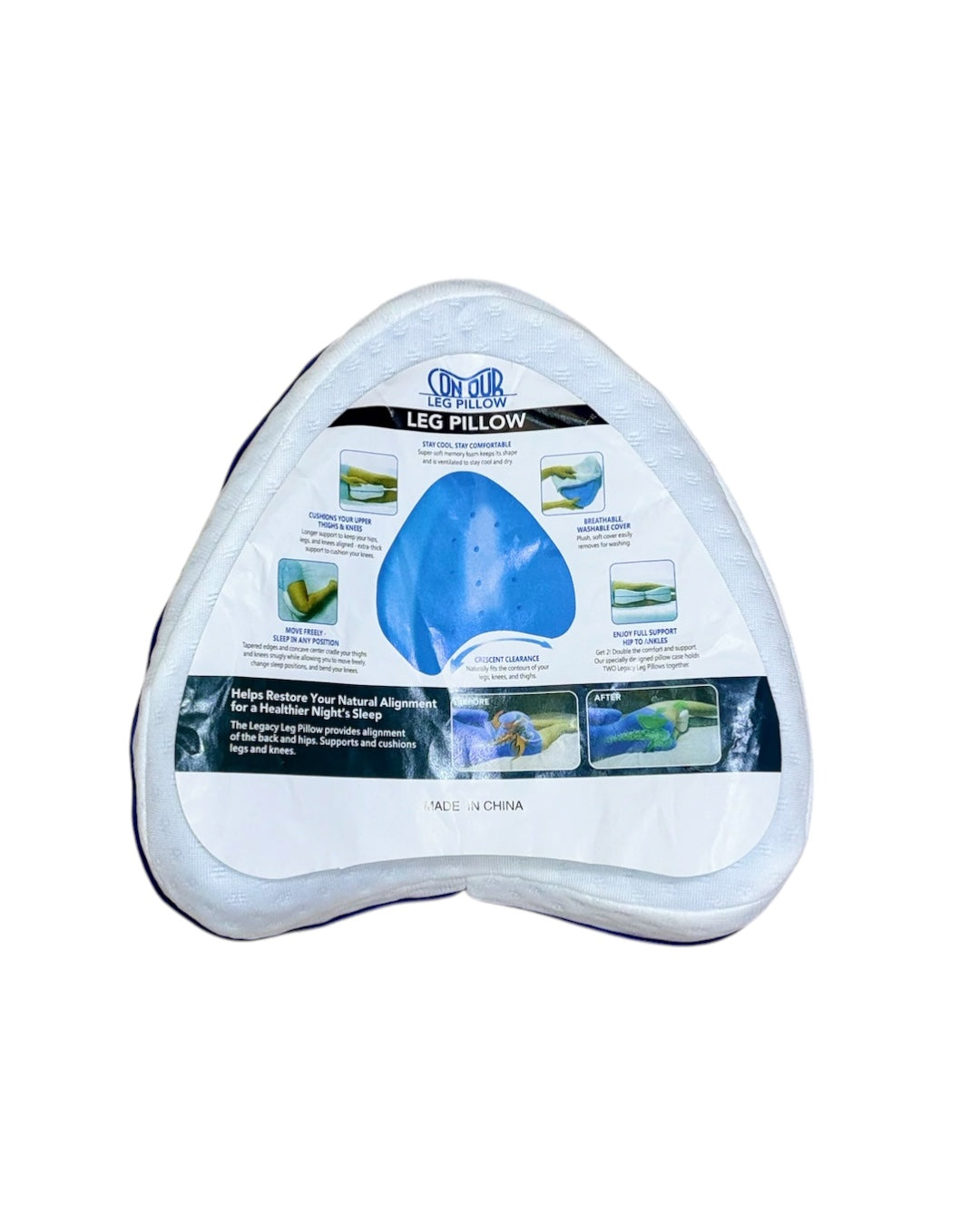 •ALMOHADA ORTOPÉDICA PARA PIERNAS•