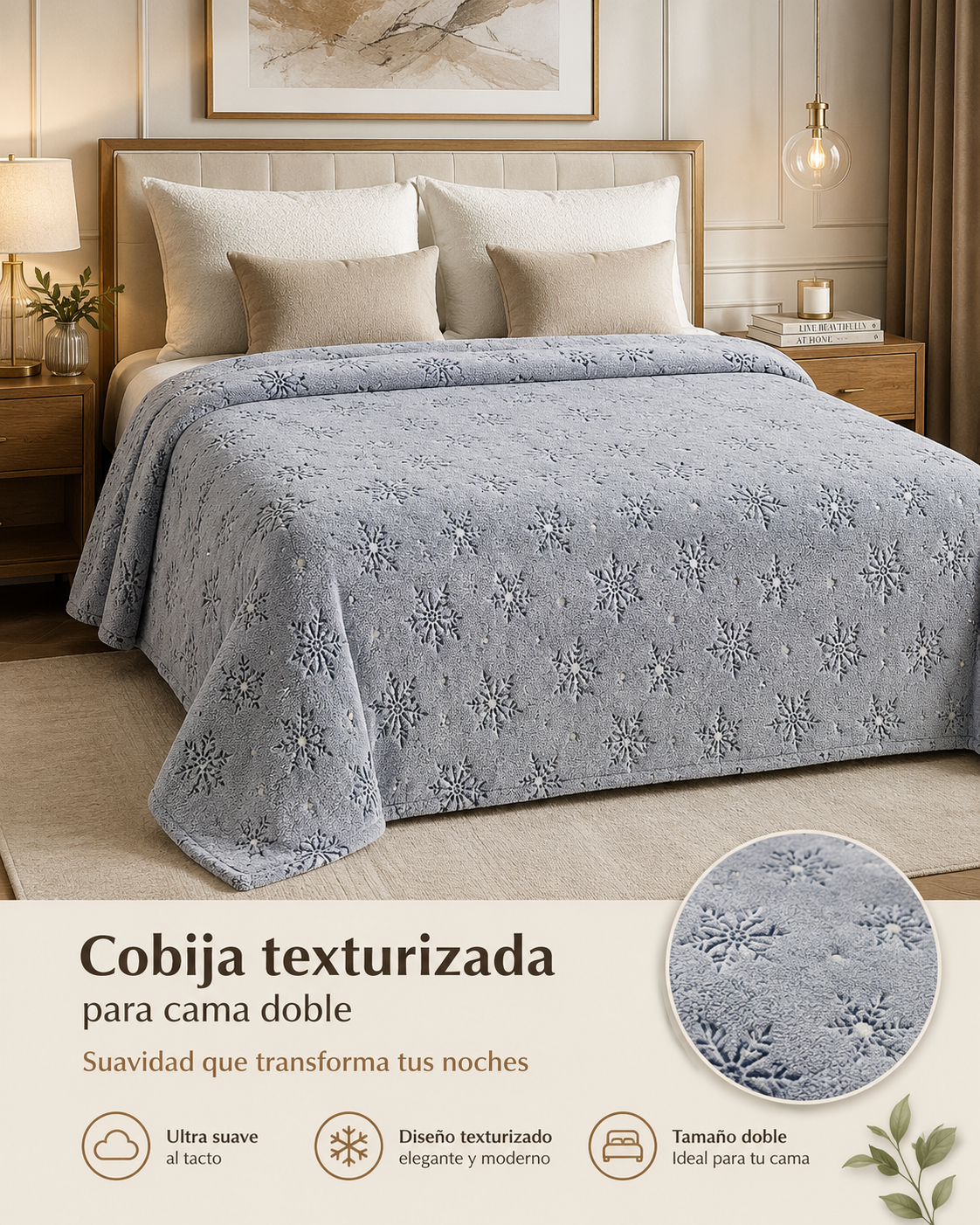 •COBIJA TERMICA DECORATIVA•
