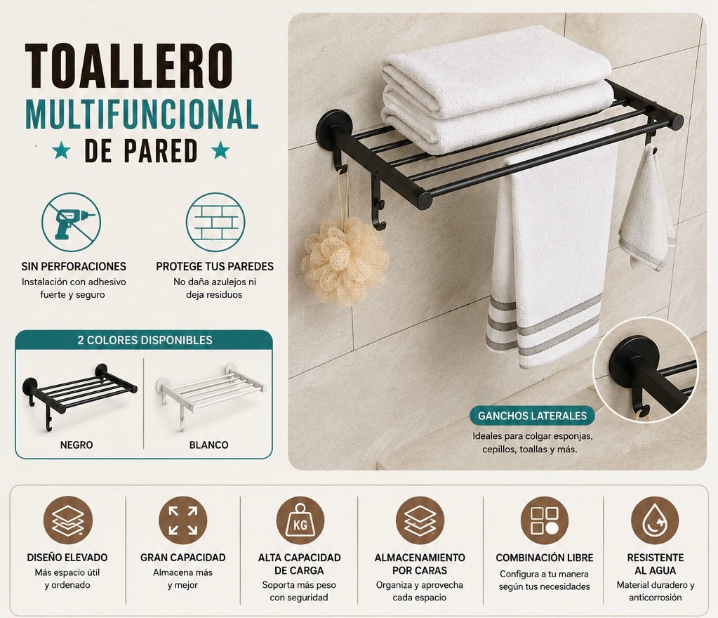 •TOALLERO PARA PARED•